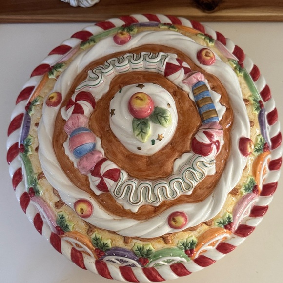 RARE Vintage Fitz and Floyd “Nutcracker Sweets” Ceramic Pie Saver - Picture 2 of 5